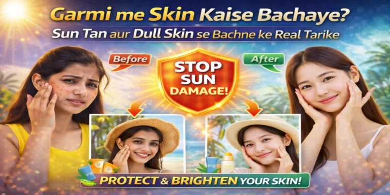 Garmi me Skin Kaise Bachaye Sun Tan aur Dull Skin se Bachne ke Real Tarike